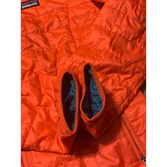 Patagonia Orange Nano Puff Women’s Jacket Quilted Primaloft Size M - Picture 9 of 9